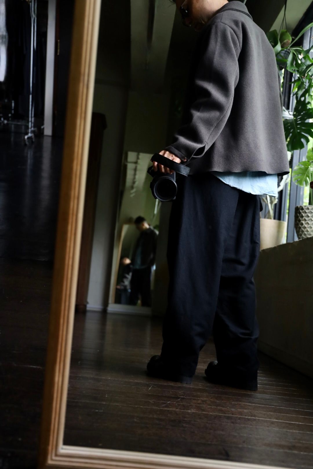 新品24AW A.PRESSE カシミヤブレンド ワーク ジャケット 119P▲ A.PRESSE Cashmere Blend Work Jacketスタイル2024.9.21. | 5441