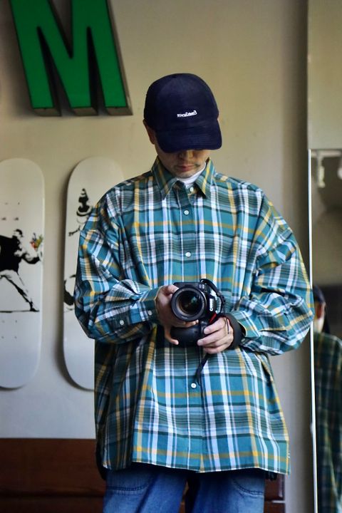 FreshService CORPORATE CHECK REGULAR COLLAR SHIRTスタイル.2022.11.2.