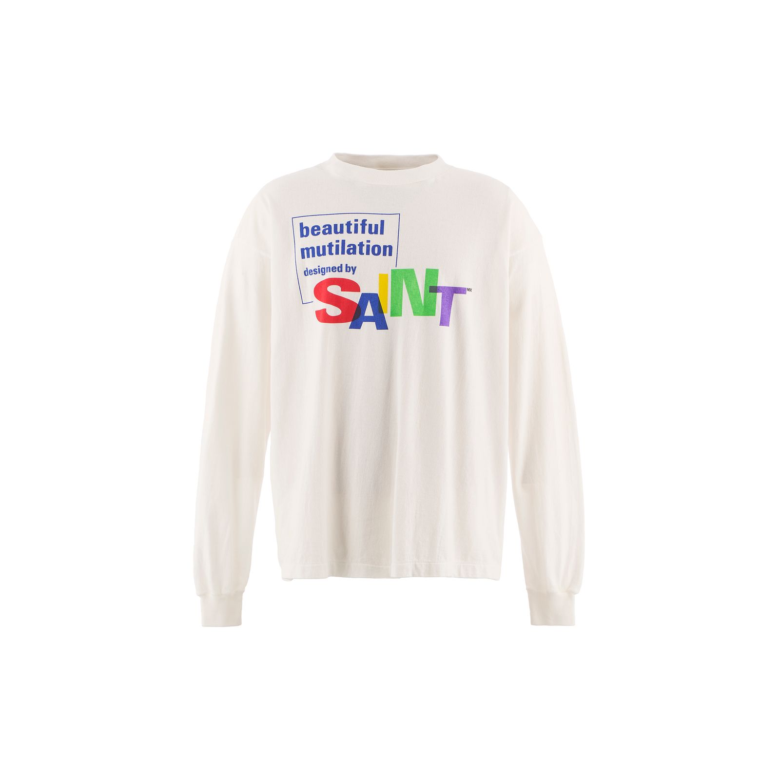 セントマイケル Tシャツ TBEAUTIFUL SAINT LS TEE(SM-HR1-0000-036)WHITE★9月27日(土)発売！