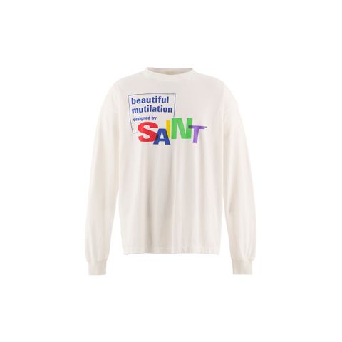 セントマイケル Tシャツ TBEAUTIFUL SAINT LS TEE(SM-HR1-0000-036)WHITE★9月27日(土)発売！