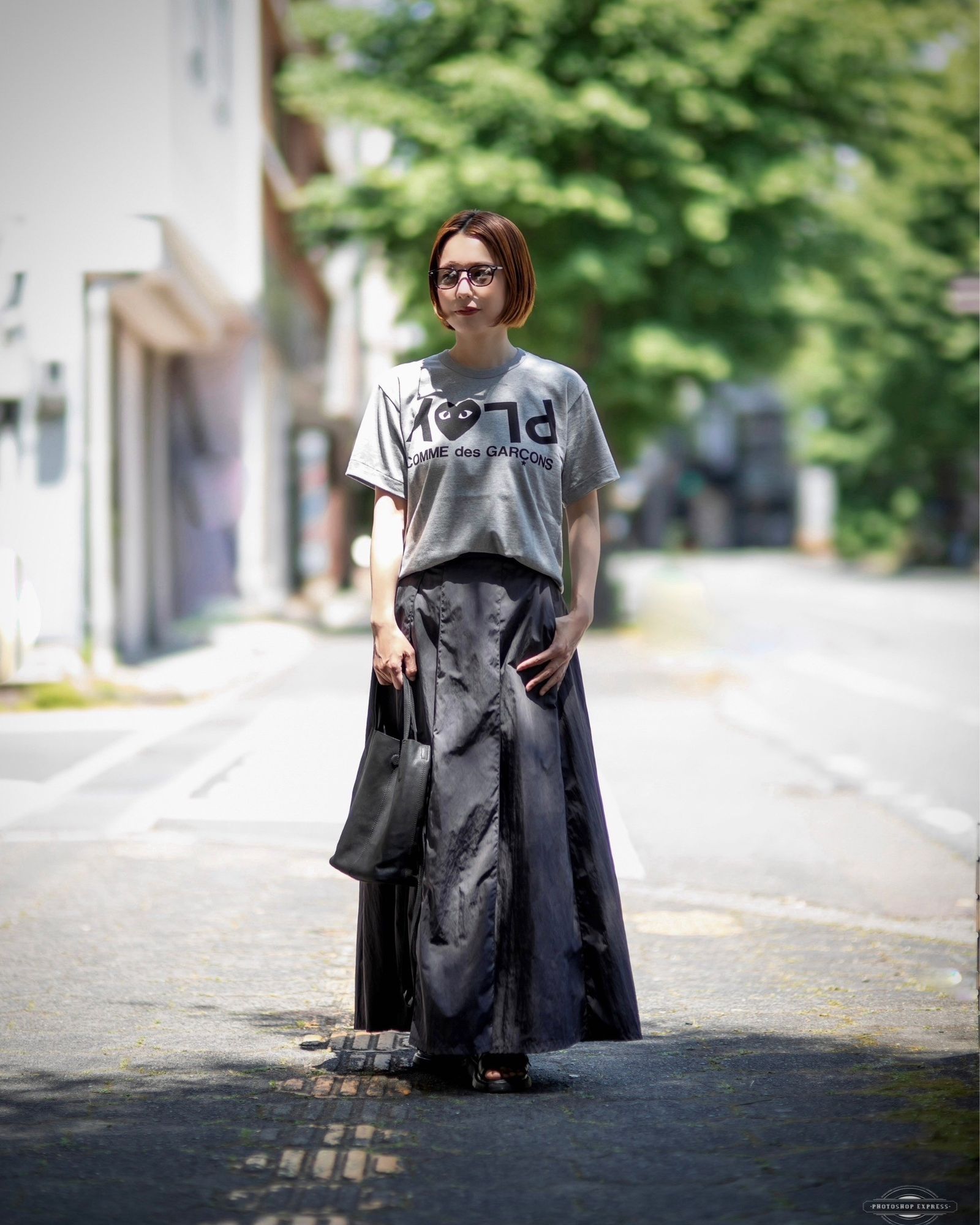 PLAY COMME des GARCONS PLAYロゴTシャツ style.2024.06.08 PLAY COMME des GARCONS PLAYロゴTシャツ style.2024.06.08