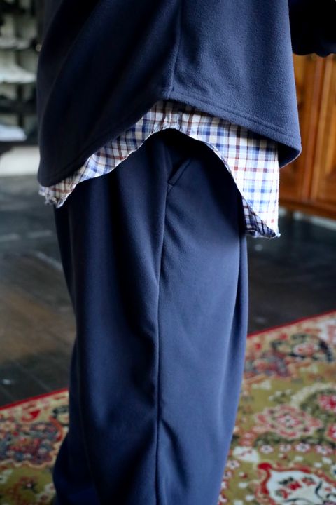 S.F.C FLEECE SUPER BIG LS ROUND TEEスタイル