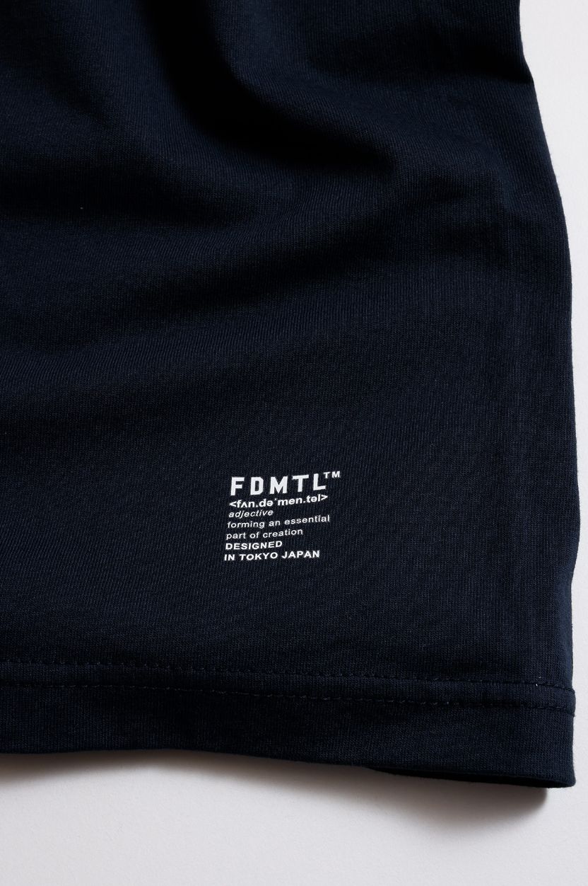ファンダメンタル 26SS TシャツPRINTED BORO TEE (FA26TE15)NAVY☆新作発売！