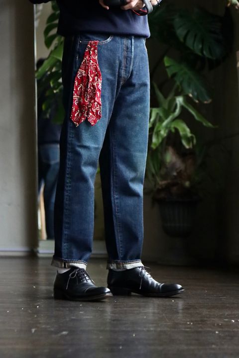 A.PRESSE 23SSデニム Washed Denim Pants E(23SAP-04-07H)INDIGOスタイル