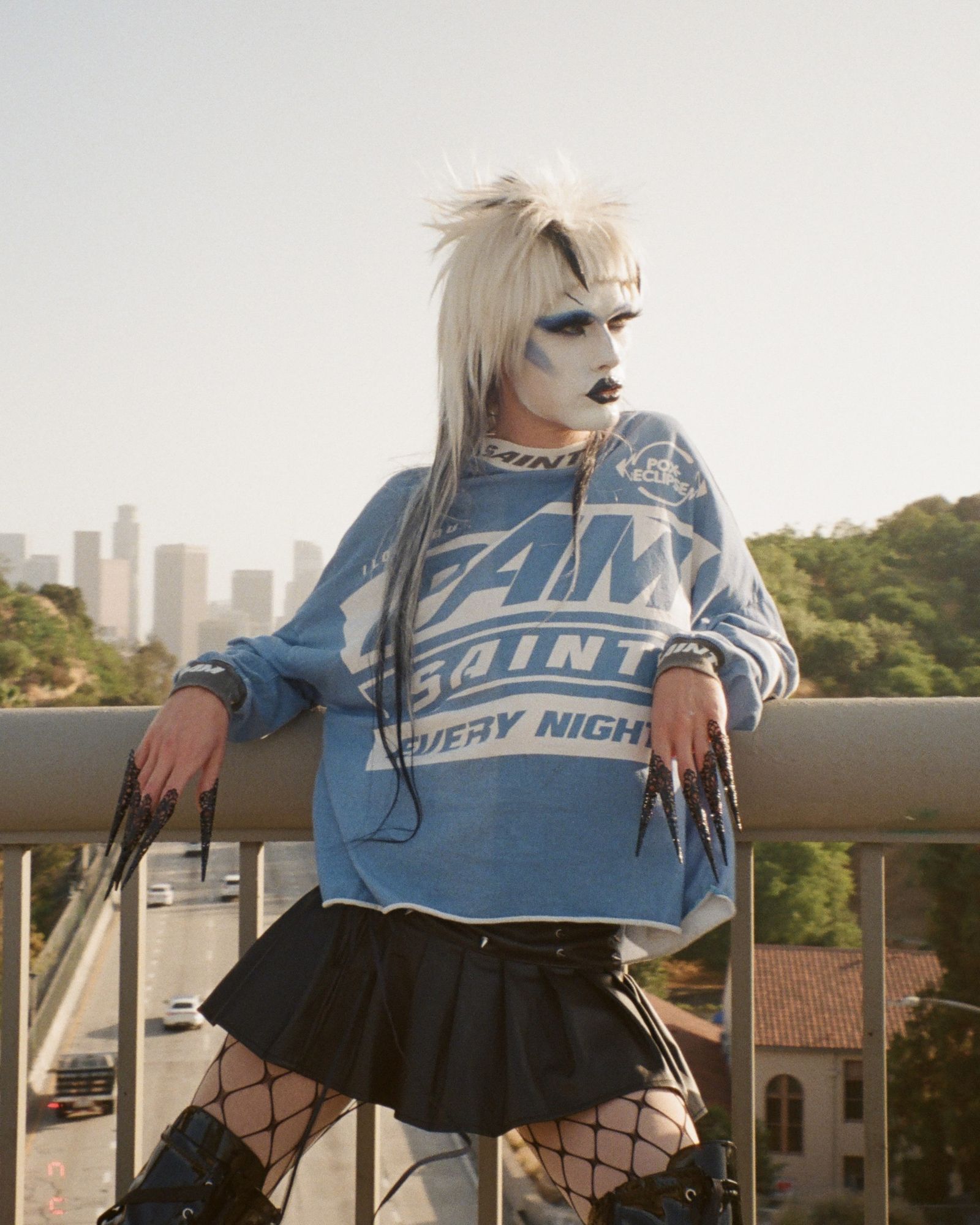 セントマイケル Tシャツ SAINT PAM LS TEE(SM-HR1-0000-C28)BLUE★9月27日(土)発売！