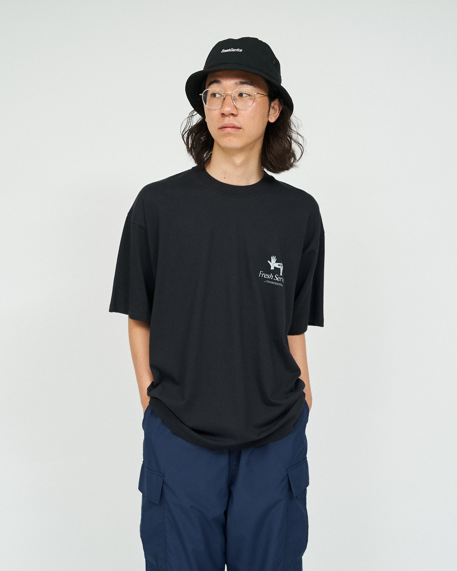 フレッシュサービス CORPORATE PRINTED S/S TEE “BRIEFING”(FSC253-70014)BLACK★7月26日(土)発売！