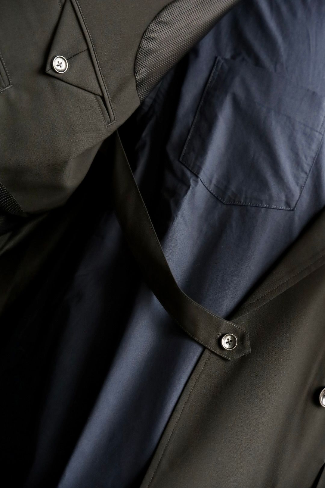 フレッシュサービス WOOLY CLOTH DOUBLE JACKET(FSC251-20106)BLACK