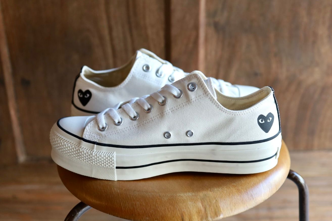 プレイコムデギャルソン PLAY CONVERSE CHUCK TAYLOR(AZ-K125-001-2)WHITE