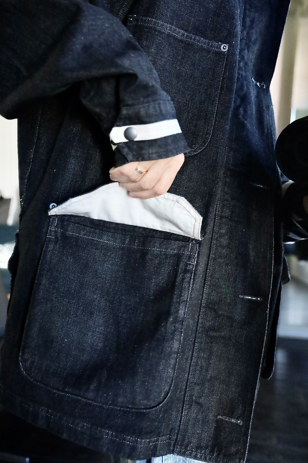 YOKE - ヨーク 25FW コート Denim Coverall Half Coat
