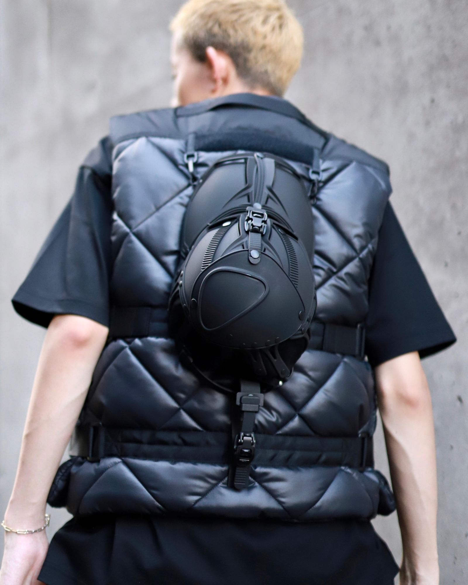 ジュンヤワタナベマン23AW Innerraumインナーラムリップストップ中綿ベスト①(WL-V001-051)