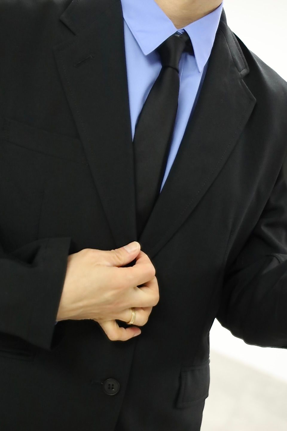 コムデギャルソンオム26SS ウールポプリン2Bジャケット(HQ-J101-051)BLACK