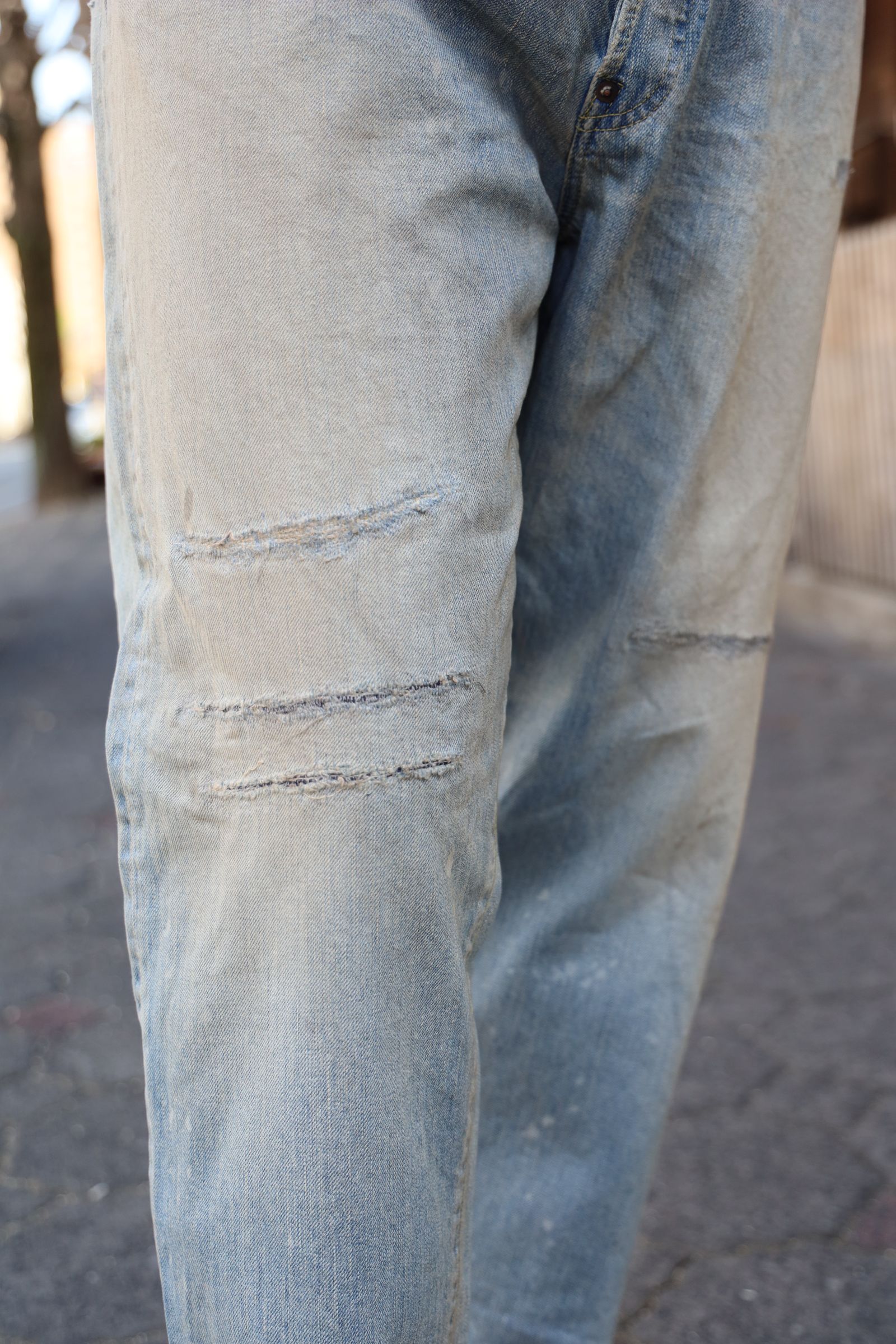 A.PRESSE - アプレッセ No.37 Washed Wide Denim Pants(25SAP-04