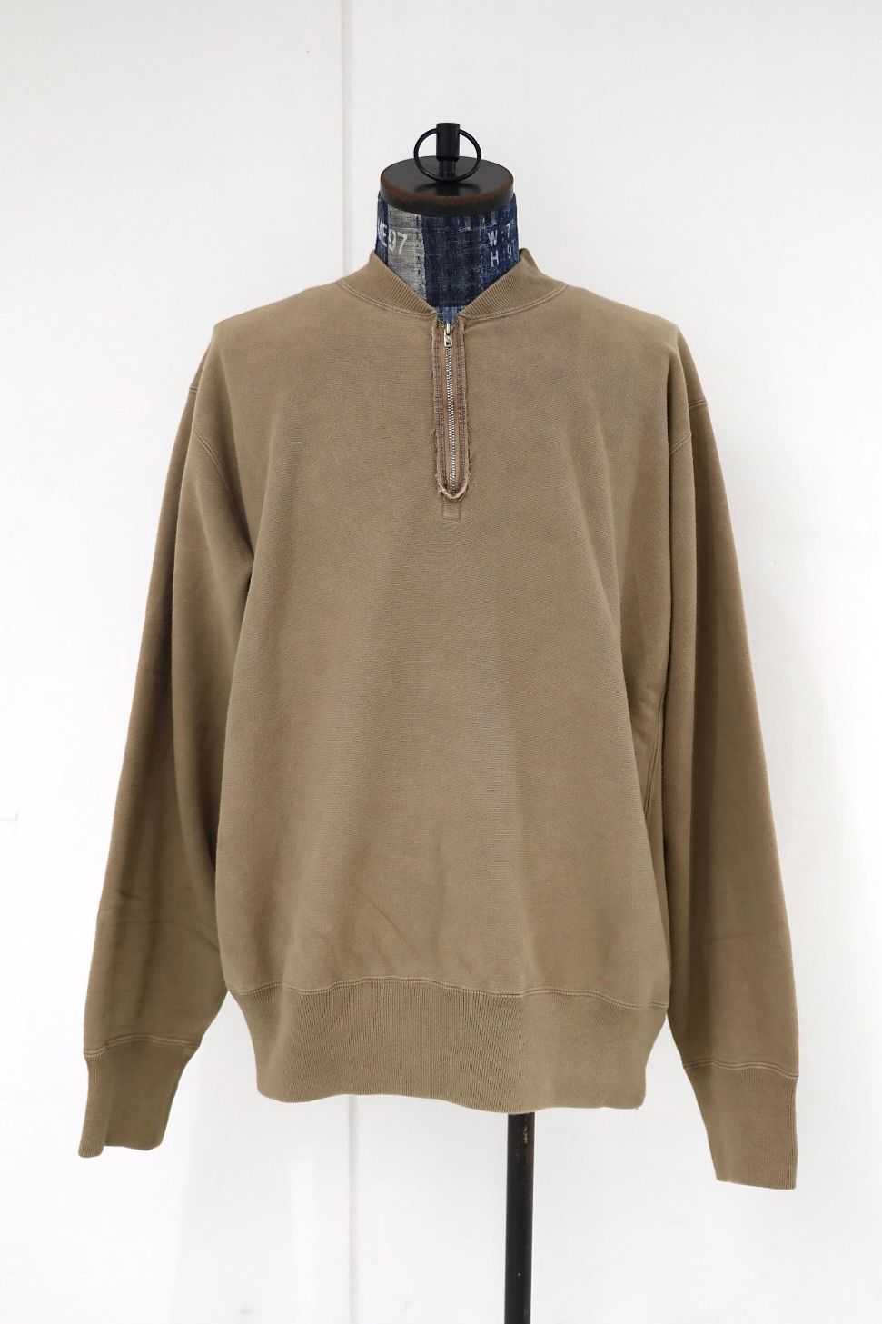 アプレッセ 2026 STYLE2 Vintage Half Zip Rib Collar Sweatshirt(26AAP-05-11)MOCHA☆8月22日(土)発売！