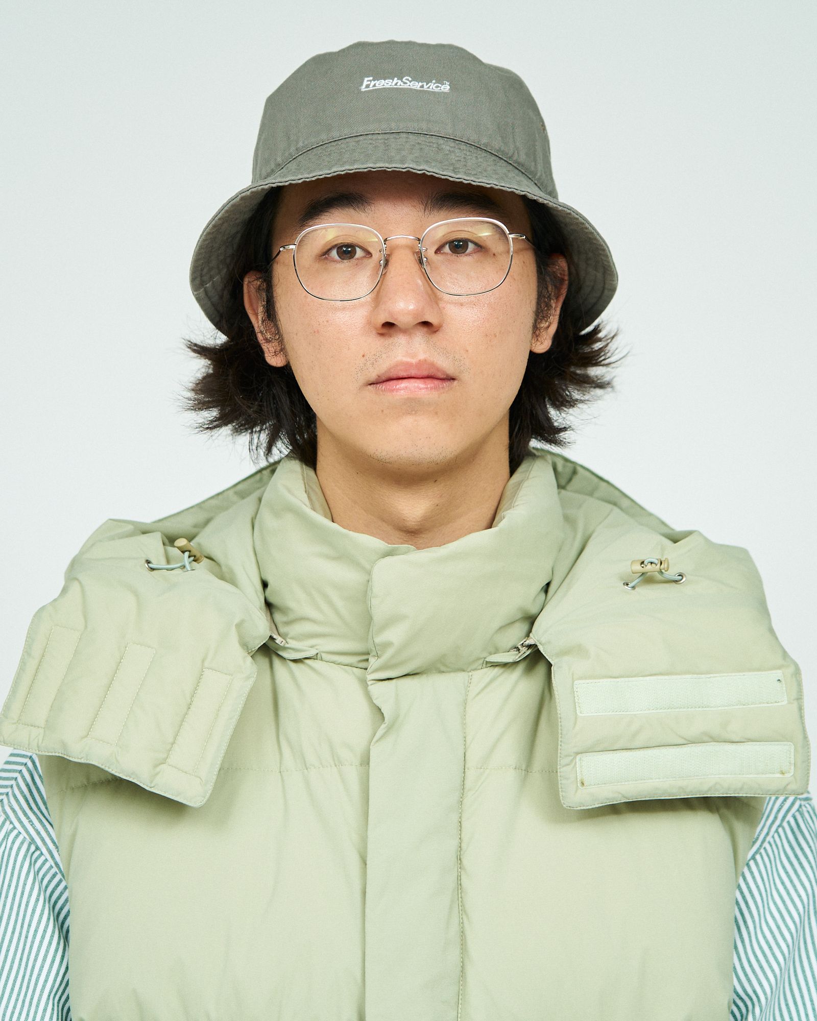 フレッシュサービス CORPORATE DOWN VEST(FSC243-10112B)BEIGE
