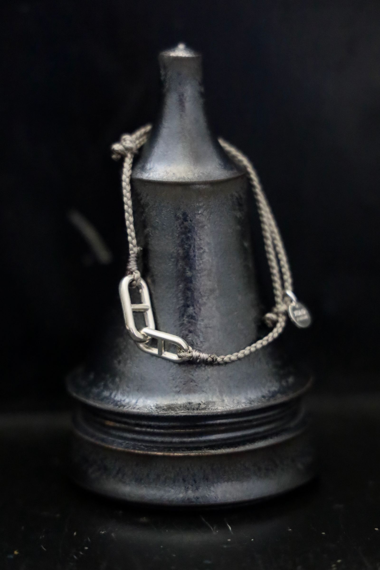 XOLO JEWELRY ショロジュエリー / Anchor Link Silk Code Bracelet-Silver- (XOCB004)GRAY☆6月17日発売！