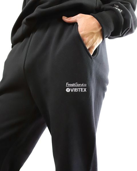 VIBTEX for FreshService 24SS  SWEAT CREW NECK PULLOVER(BLACK) style 2024.5.17