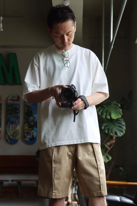 A.PRESSE 22SS US ARMY Chino Shorts style.2022.4.16.
