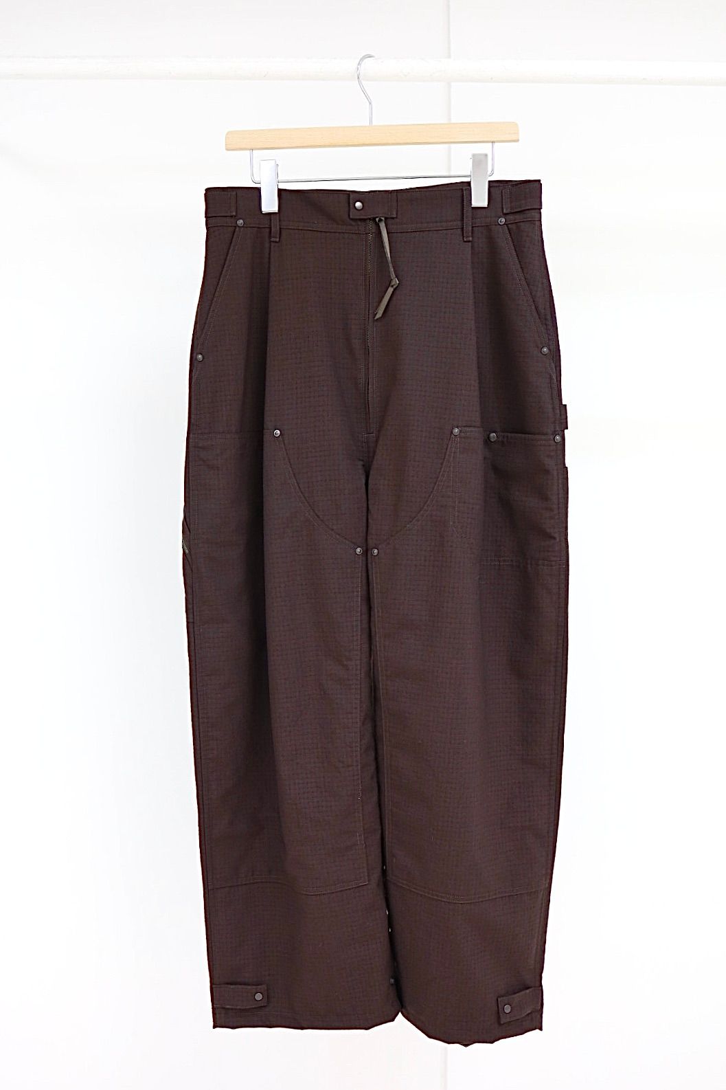 プロダクトトゥエルブ SS26 High Count Wool Ripstop Pants(26SS-PPT04)BROWN