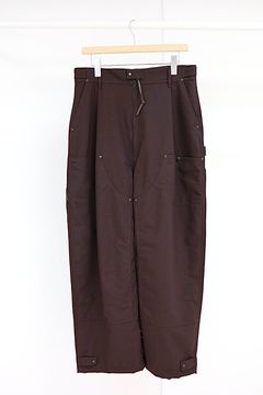 プロダクトトゥエルブ SS26 High Count Wool Ripstop Pants(26SS-PPT04)BROWN