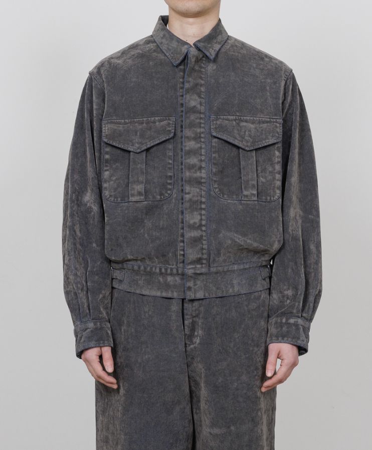 マーカ 26AW CANADIAN MILITARY WORK JACKET(M26C09BL01C) GRAY ☆新作発売！
