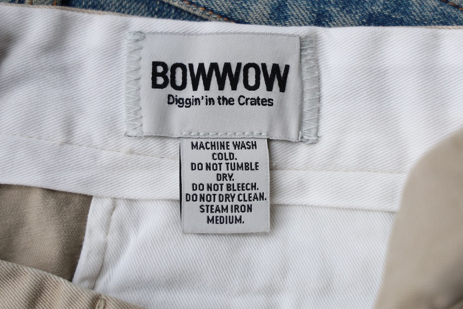 BOW WOW バウワウ BANDANA REMADE CHINO SHORTS (BW251-BRCS)KHAKI BANDANA REMADE
