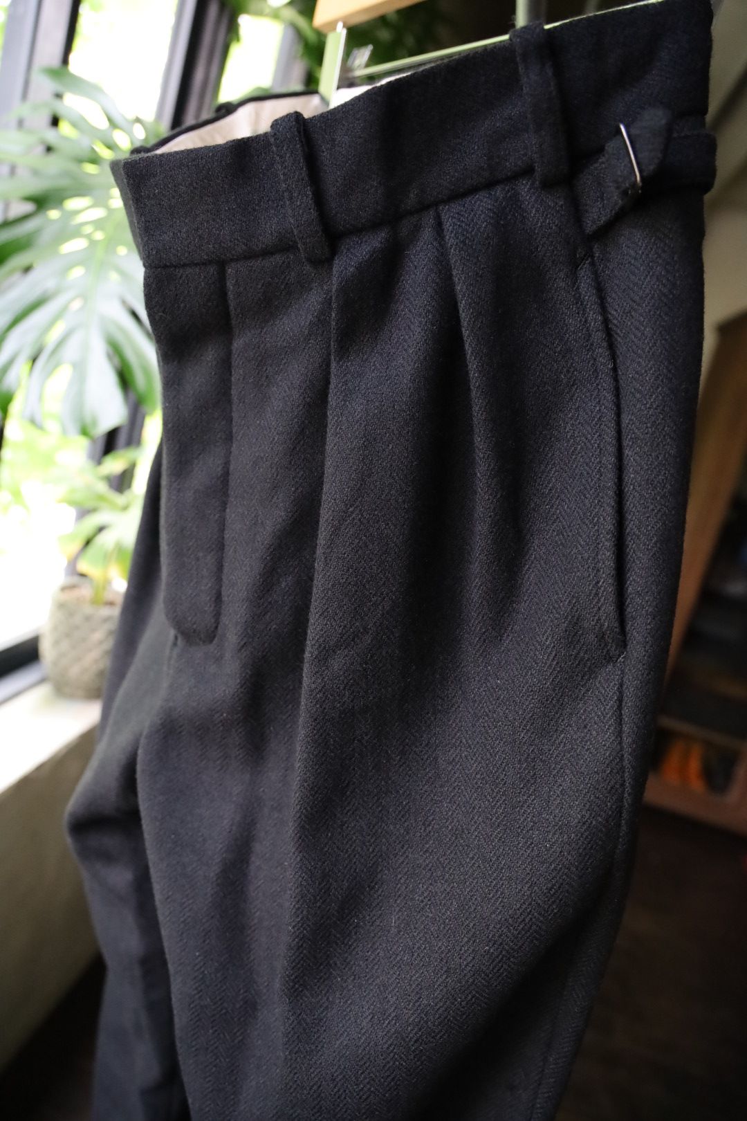 アプレッセ Tweed Trousers(24AAP-04-07H)BLACK