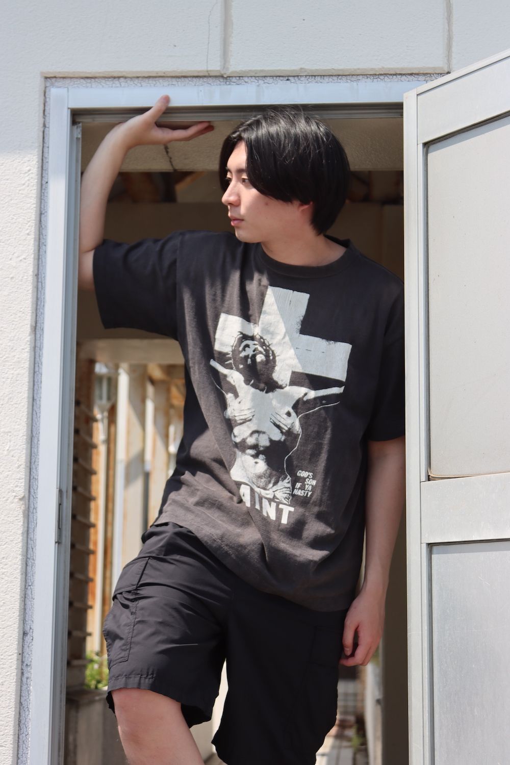 SAINT Mxxxxxx 【セント マイケル】SS TEE DMJ BLACK