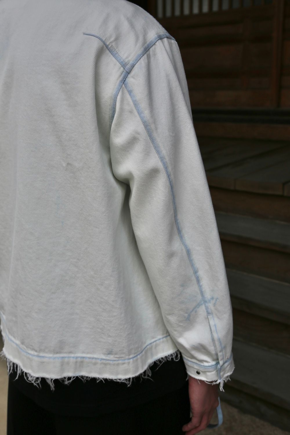 YOKE DETACHABLE POCKET DENIM JACKET style.2021.4.18.