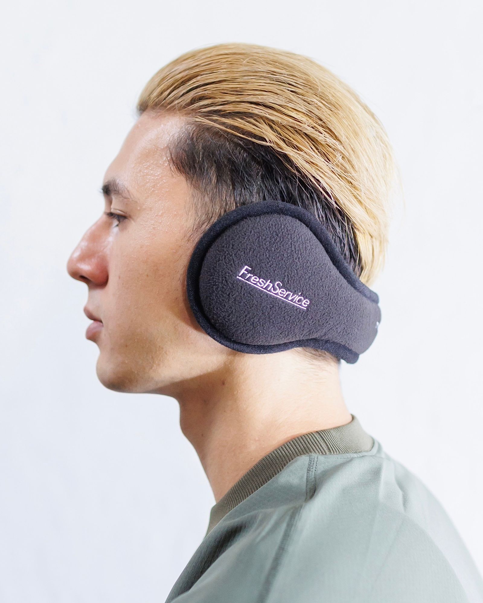 フレッシュサービス SYNTHETIC FLEECE EARMUFFS(FSP243-90204)BLACK