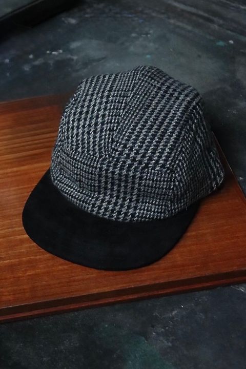 エンダースキーマ 25SA キャップ tweed jet cap(xu-c-twc)black
