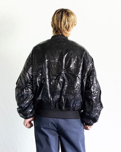 YOKE RUBBER HAND PAINTED BOMBER JACKET スタイル 8月24日(土)新作発売！
