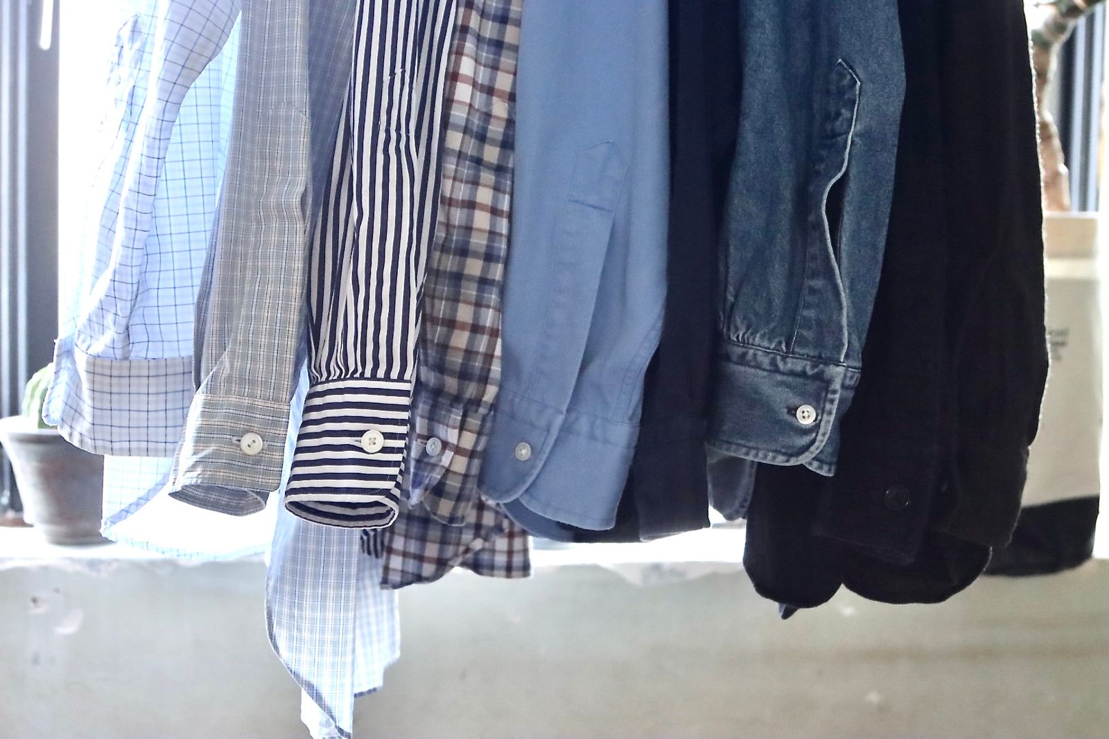アプレッセ23SS Regular Collar Shirt (23SAP-02-04H)SAX