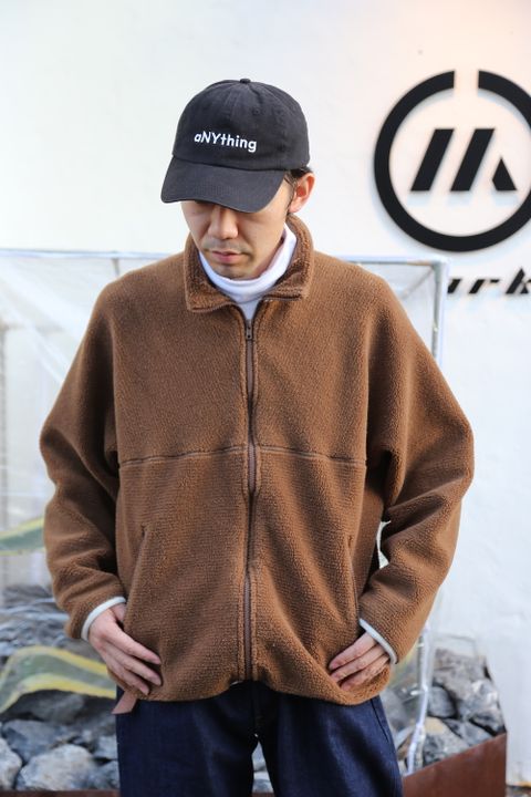 Graphpaper Wool Boa Zip-Up Blouson Style.2020.12.28.
