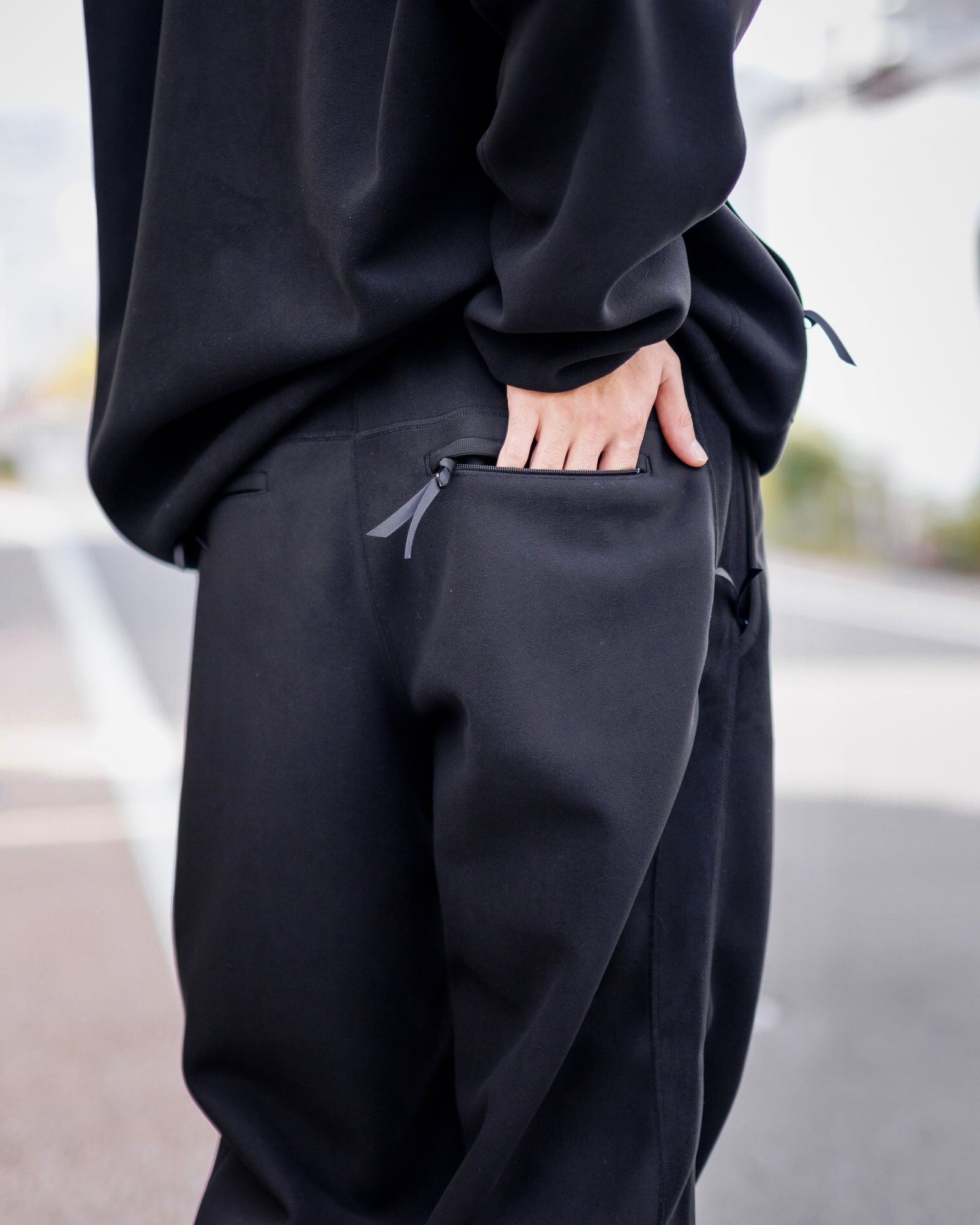 グラフペーパー 24AW Micro Fleece Pants(GM244-70017)BLACK