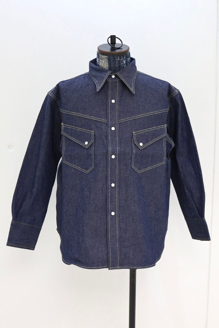 セントマイケル 26SS BBJ_DENIM SHIRT(SM-MK8-0000-C43)BLUE☆2月7日(土)10:00発売！