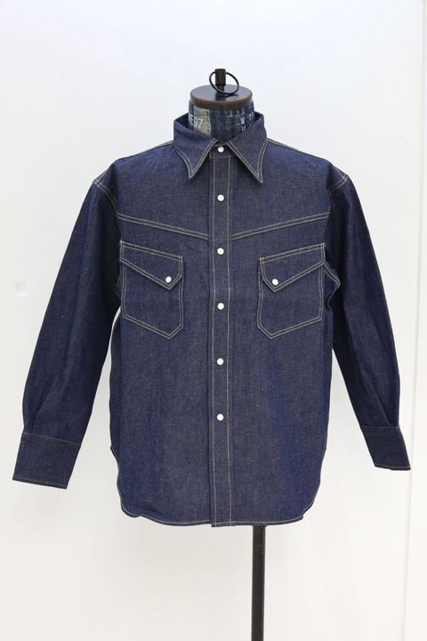 セントマイケル 26SS BBJ_DENIM SHIRT(SM-MK8-0000-C43)BLUE☆2月7日(土)10:00発売！