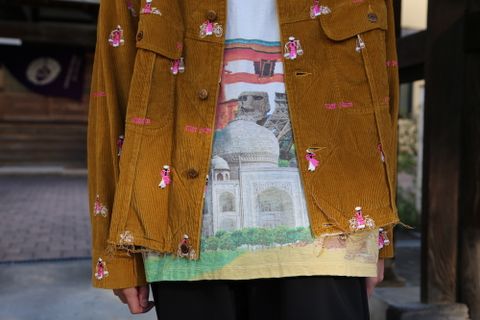 doublet VETNAM EMBROIDERY COURDUROY JACKET"YELLOW"Style.2020.9.20.