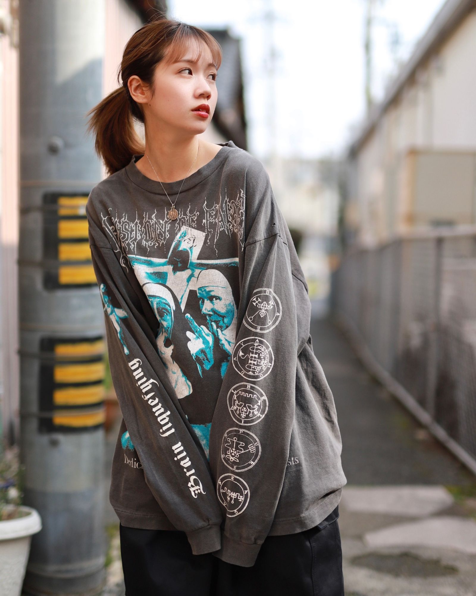 差別発言 SAINTMxxxxxx セントマイケル 22SS LS TEE MOTO | tonky.jp