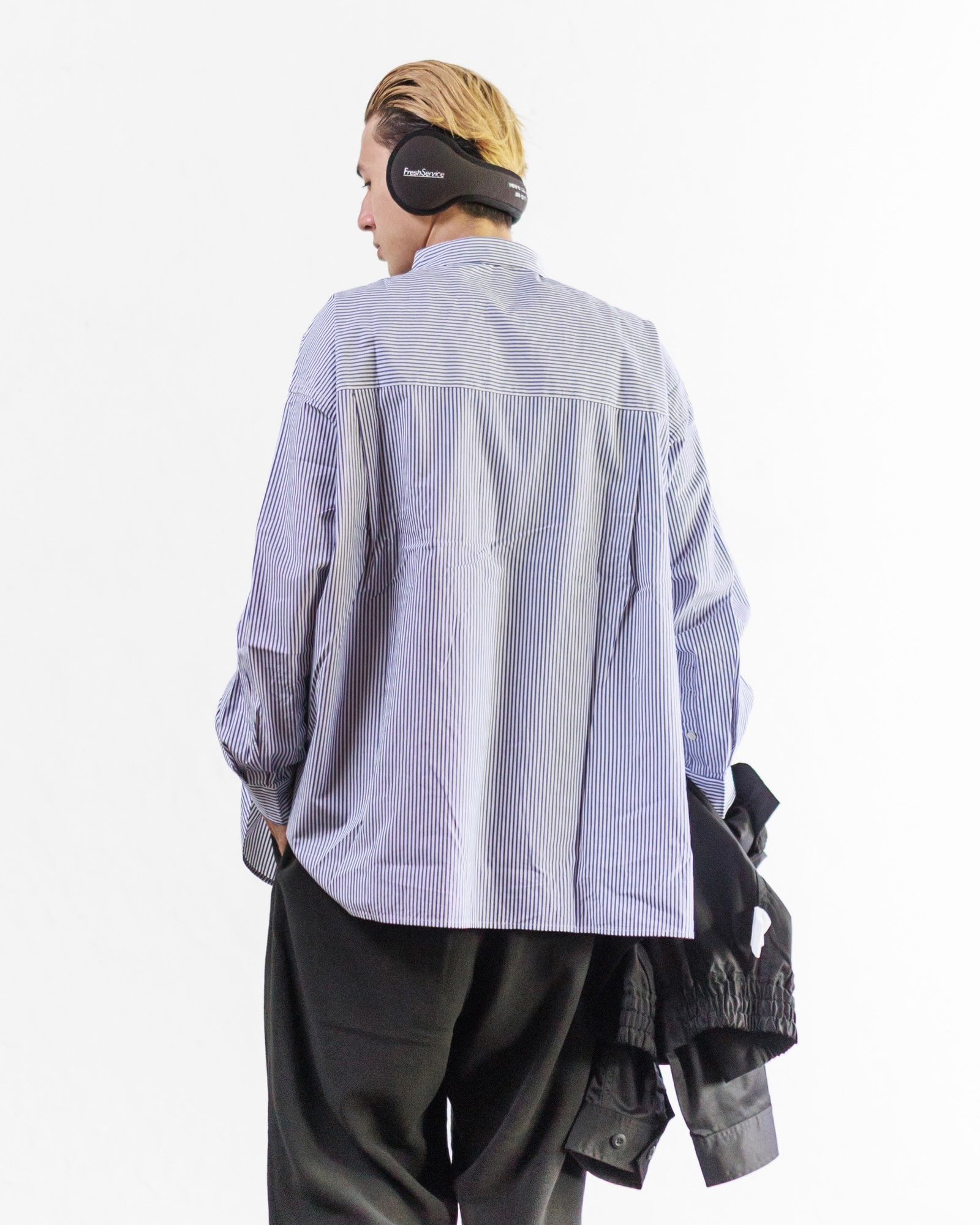 CORPORATE UNIFORM S/S SHIRT ブルーストライプ Fresh Service CORPORATE UNIFORM S/S SHIRT [BLUE STRIPE