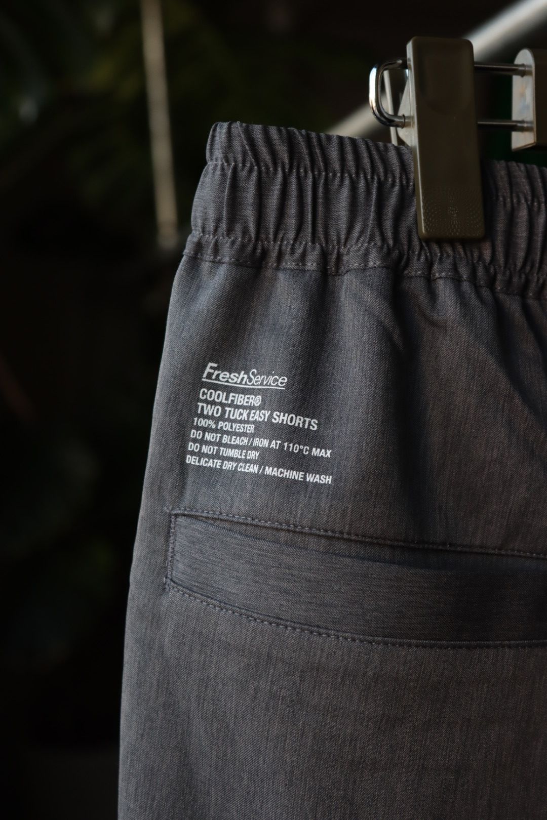 フレッシュサービスCOOLFIBER TWO TUCK EASY SHORTS (FSC261-40258)H.GRAY☆4月6日(土)発売！