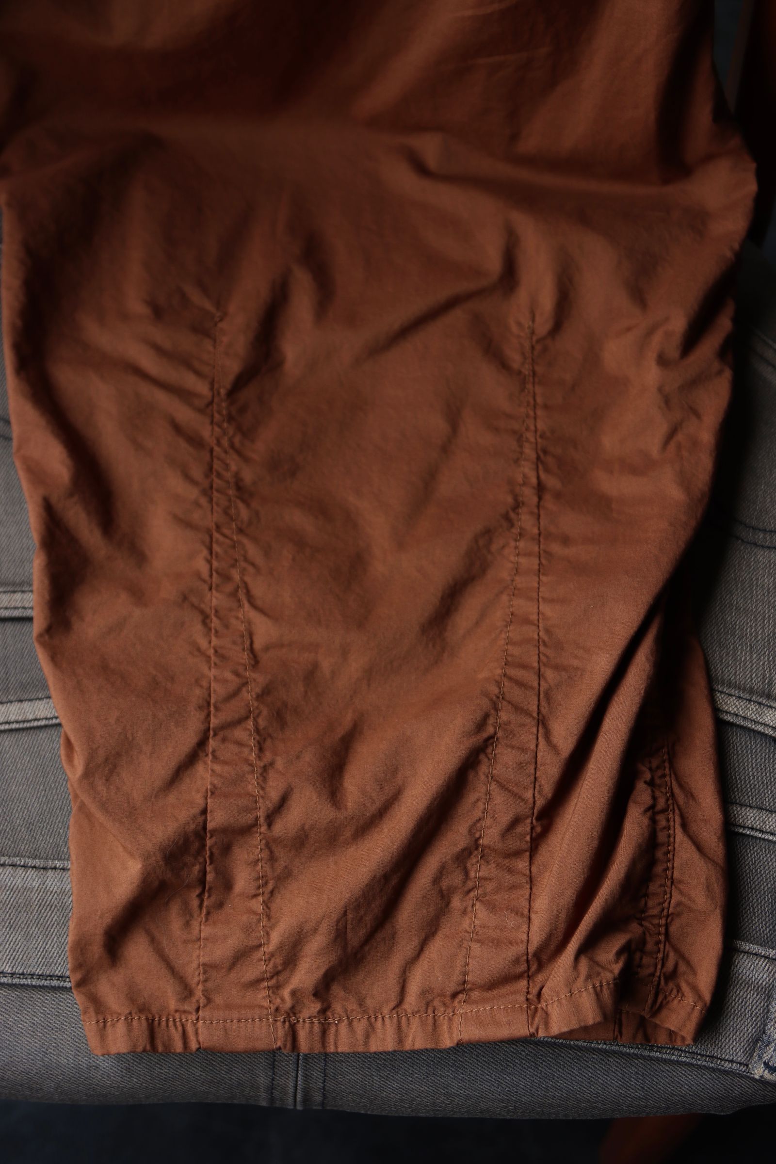 グラフペーパー  25SS Garment Dyed Typewriter Parachute Pants(GM251-40090C)BROWN☆3月8日(土)発売！