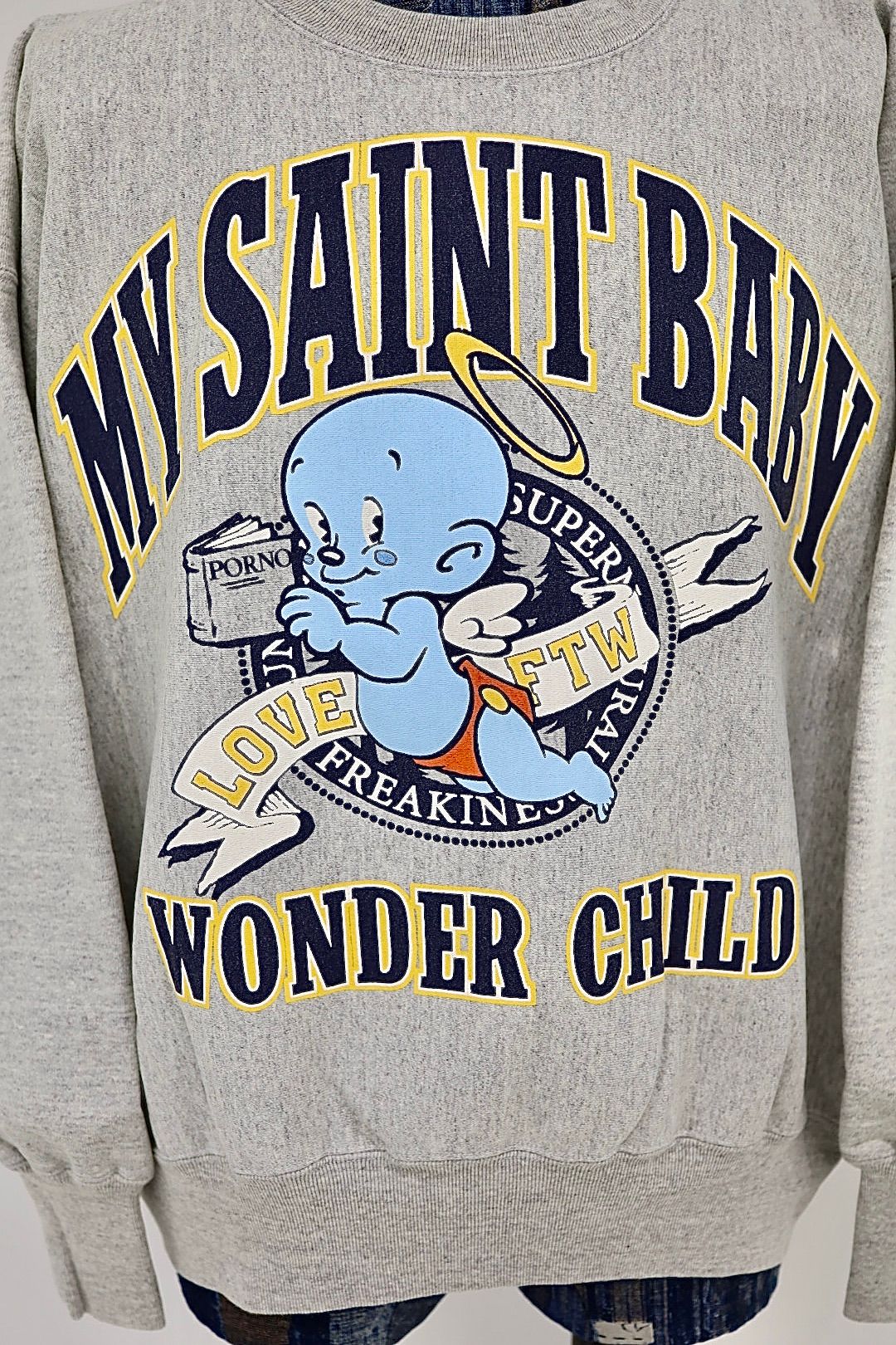 セントマイケル25AW BABY MICAHEL SWEAT (SM-HR1-0000-050)GRAY☆12月13日(土)新作発売！