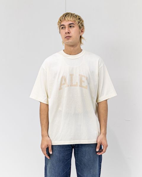 blurhms ROOTSTOCK ブラームスルーツストック 26SS ALE-Y 88/12 Print Tee WIDE(bROOTS25S36S26A)IVORY x FADE BAGE☆4月17日(金)新作発売！