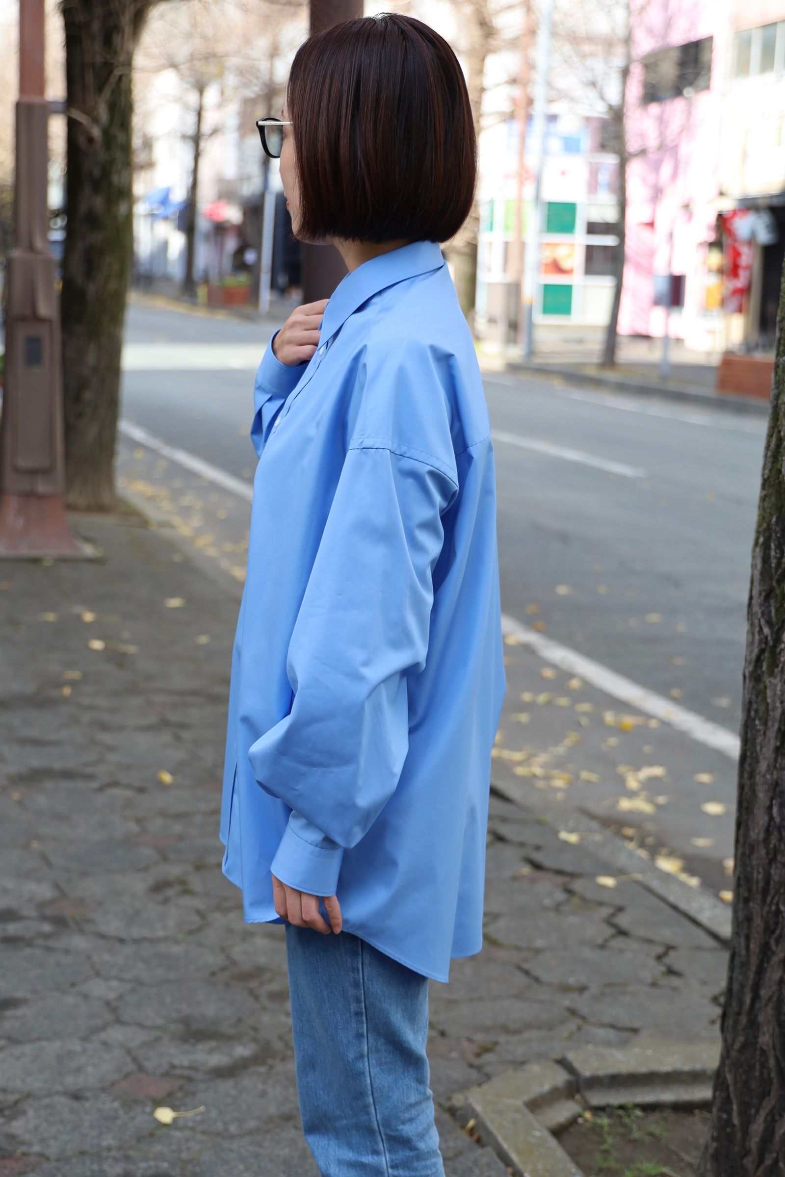 Graphpaper - Graphpaper 25SS WOMENS High Count Broad L/S