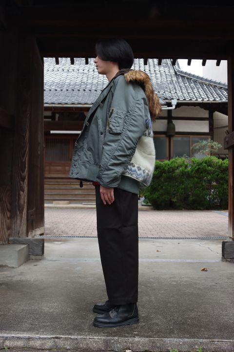 JUNYA WATANABE CdG MAN ウールジャガードN-2Bフライトジャケット style.2021.11.6