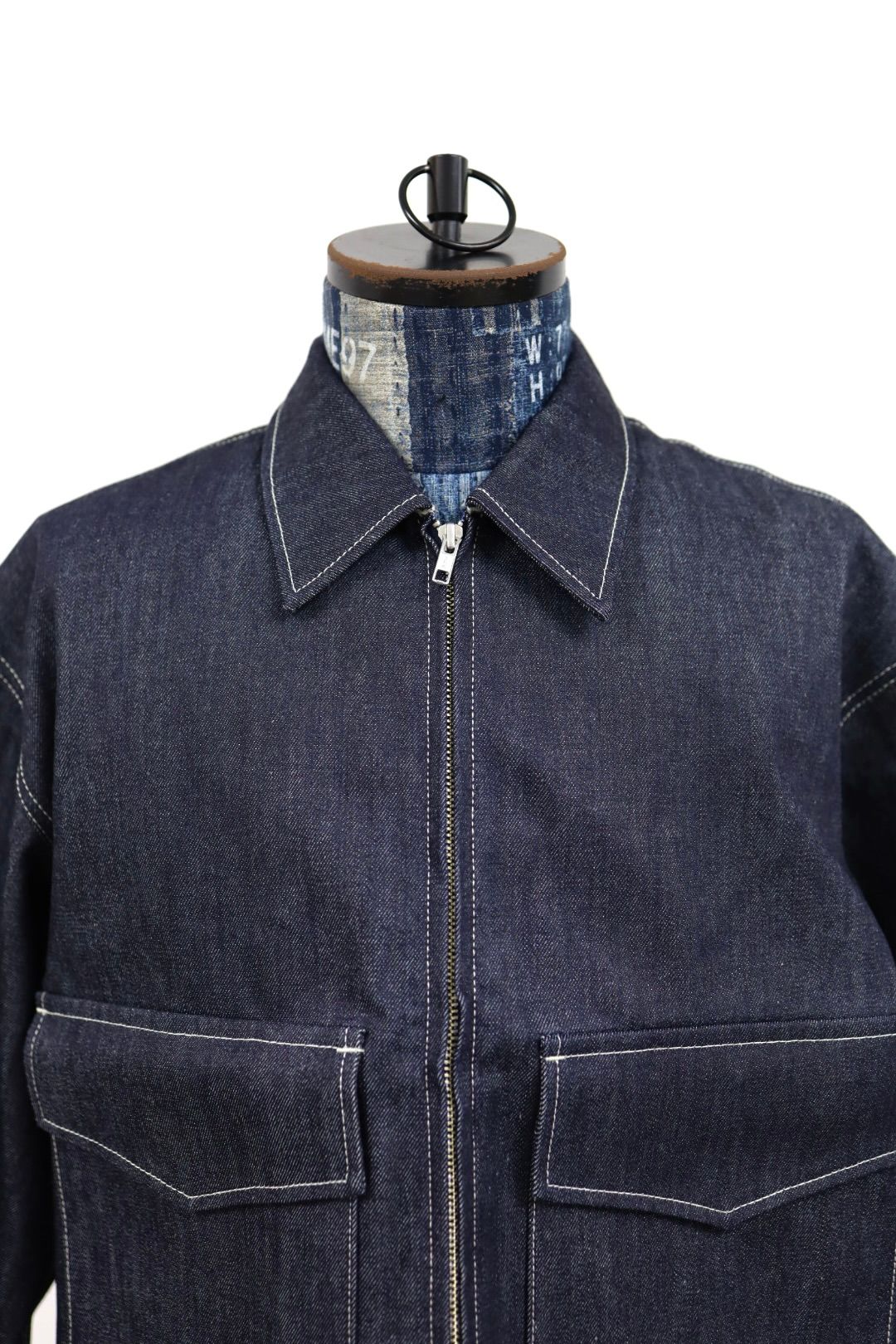 グラフペーパー Selvage Denim Zip Jacket(GU261-20056RB) INDIGO_RIGID★1月24日(土)発売！