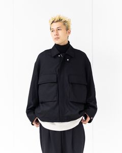 グラフペーパー 25AW Techno Wool Nylon Field Jacket(GM253-30315)BLACK☆9月27日(土)発売！