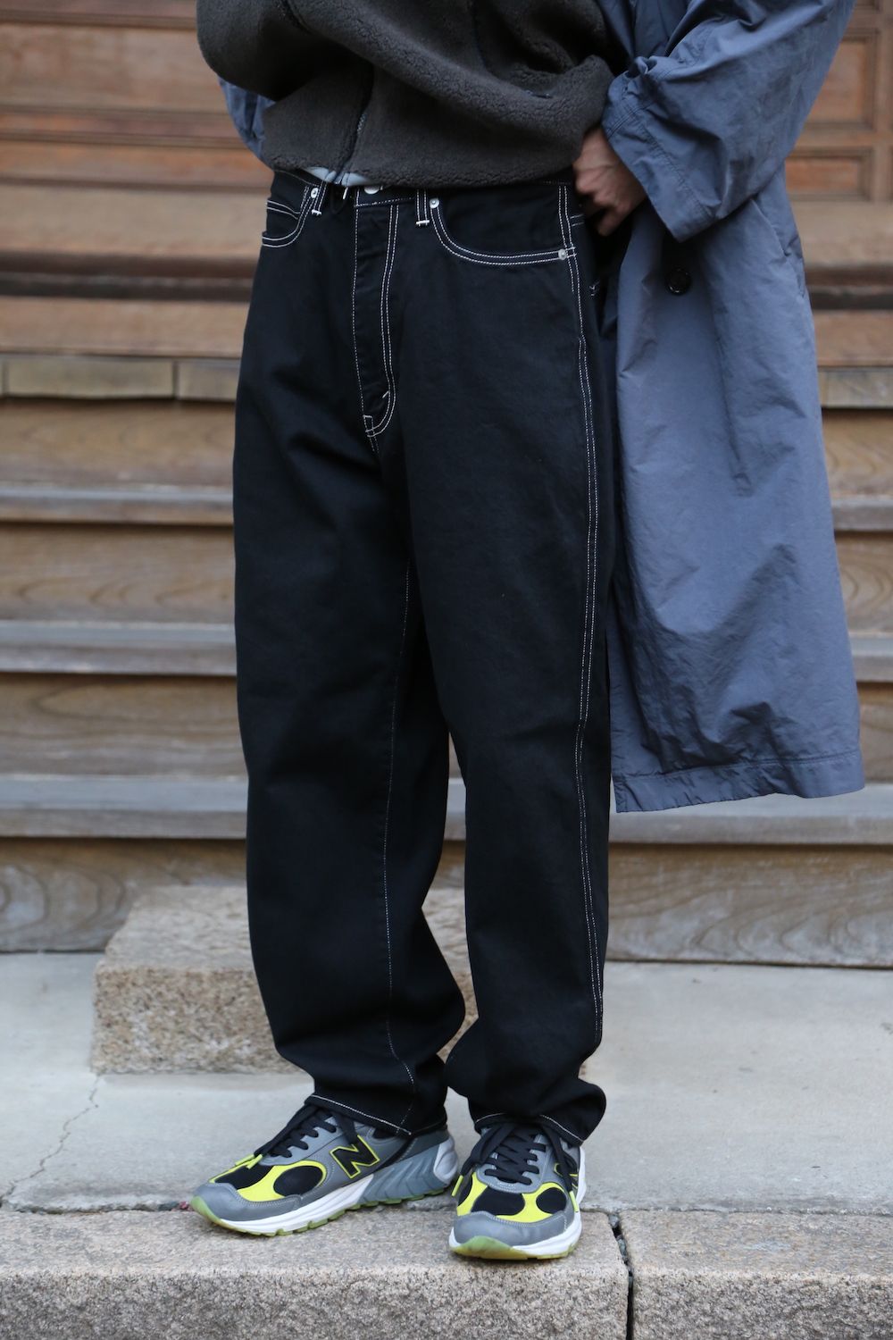 Graphpaper Garment Dyed Shop Coat"D.GRAY"Style.2020.12.28.
