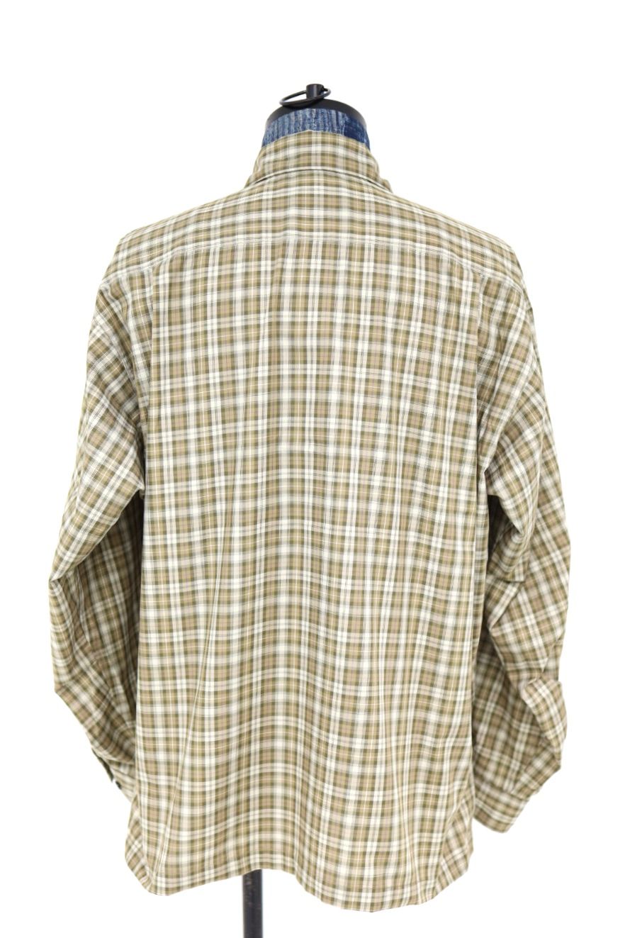 DAIWA PIER39(ダイワピア39) TECH SPORTS OPEN COLLAR SHIRT L/S GREN PLAID(BE-82026)BROWN GRAY☆3月28日(土)新作発売！