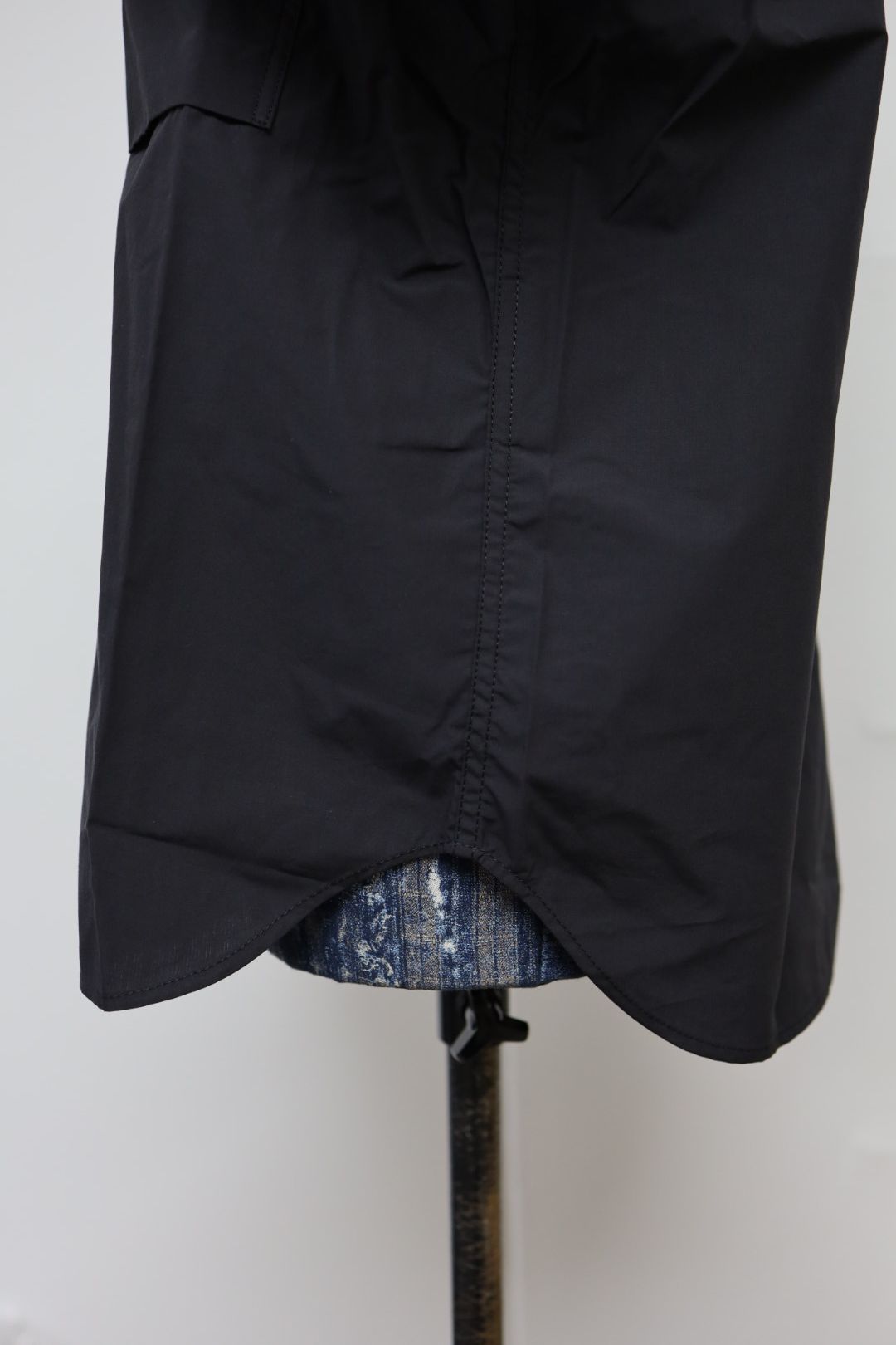 コムデギャルソンオム26SS 綿タイプライタージップアップシャツ(HQ-B002-051)BLACK☆2月6日(金)発売